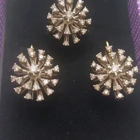 brilyant gyzyl золото комплект