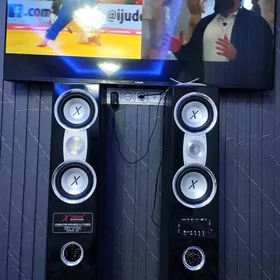 Колонки с караоке.