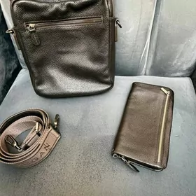 Барсетка и кошелёк терган