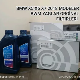BMW X5 X6 X7 ORGİNAL FİLTİRLER