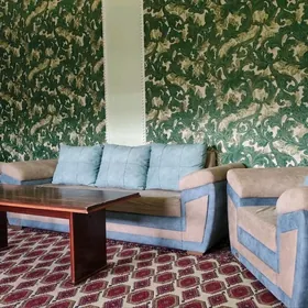 Диван,  кресла, стол.