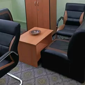 Кресло 6шт кожаное