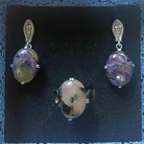 серебряный комплект