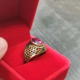 gadym gyzyl çaylan kümüş yüzük