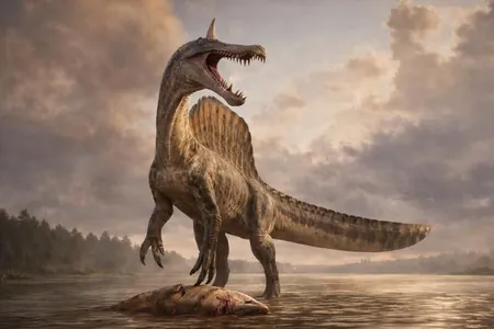 Spinozawrlar deňiz mahluklary däl-de, ägirt uly hokgarlar bolup çykdy