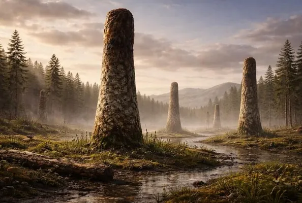 Alymlar öň näbelli bolan ýaşaýyş formasyny – gadymy Prototaxites organizmini açdylar