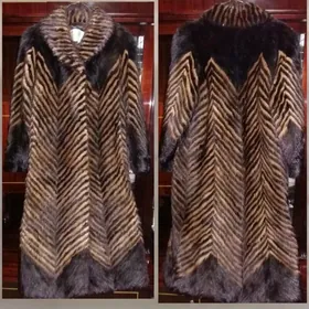 ШУБА НОРКОВАЯ/НАТУРАЛЬНЫЙ МЕХ