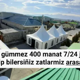 Toÿ palatka hyzmatlary ynamly