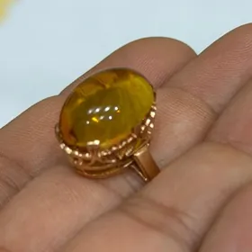 Gyzyl gadym yantar yuzuk