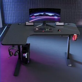 GAMING CARBON УГЛОВОЙ СТОЛ!