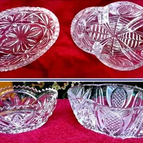 Хрустальные лодочки посуда