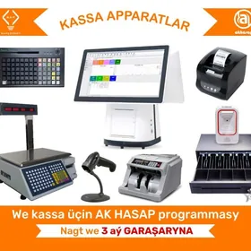 KASSA APARAT BARKOD SKANER CEK PRINTER AKHASAP