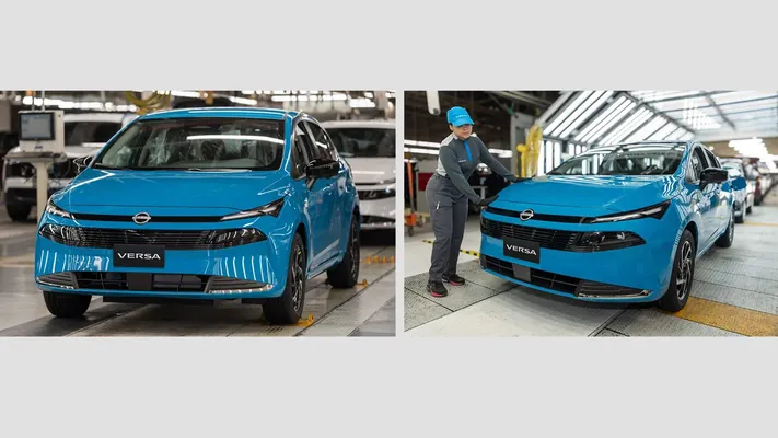 Nissan täzelenen Versa sedanynyň önümçiligine başlady: ine, ilkinji suratlary