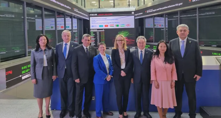 Türkmenistanyň daşary işler ministri London gazna biržasyndaky duşuşyga gatnaşdy
