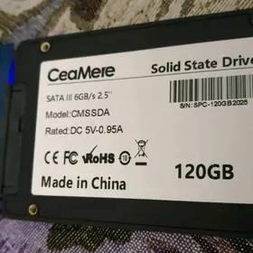 120GB ssd taze