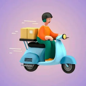 Доставщик на своём авто