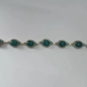 Серебряный браслет и кольцо