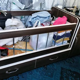 детская кровать с люлькой