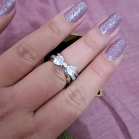 Кольцо серебро