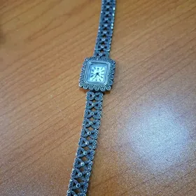 часы серебро