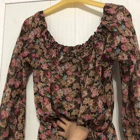 Платье из шифона б/у