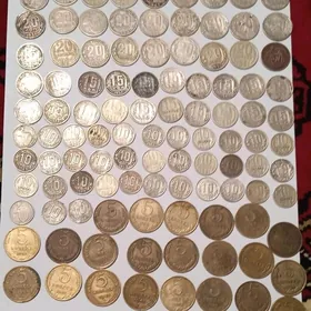 монета копейка тенге teññe