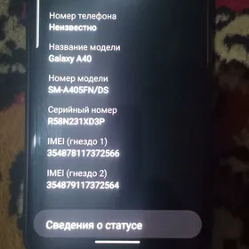 Samsung galaxy a40 4/64