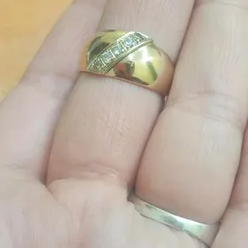 Gyzyl halka yuzuk 5gaş 10karat