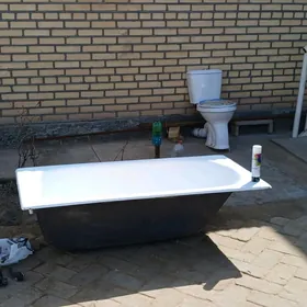 Ванна, Раковина, Унитаз,