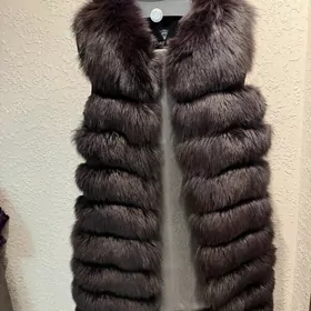 шуба из песца