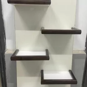 Настенная глянцевая полка