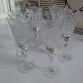 Фужеры хрустальные СССР