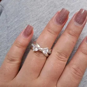 Кольцо серебро