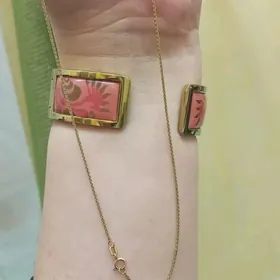 Gyzyl sepoçka Midas 14K