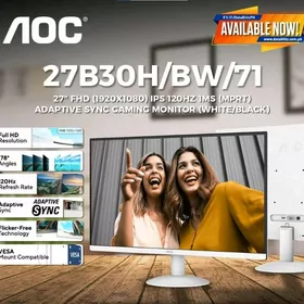 120Hz|AOC 27B30H-BW 27"