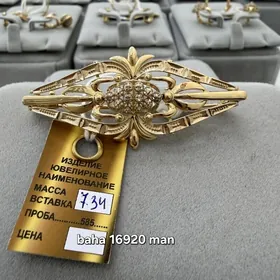 Broshka we zynjyr gyzyl