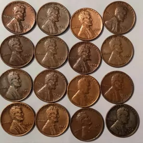 American 1 cent монета копейка