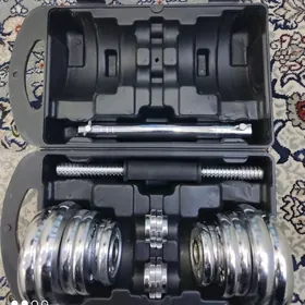 штанга, гантели