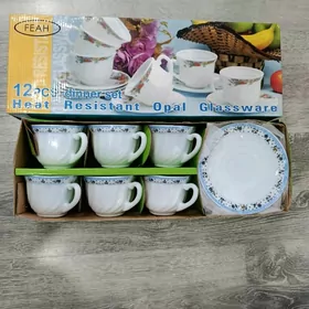 чайный набор ОПАЛ. новый.