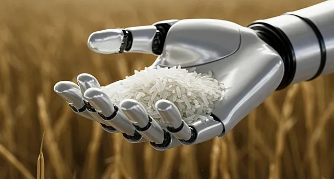 В Китае рис хотят использовать в качестве «умного» материала для роботов
