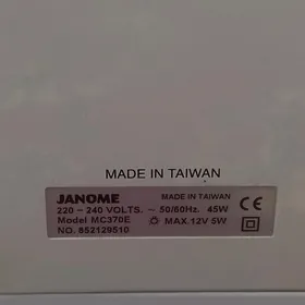 Janome tikin maşyn