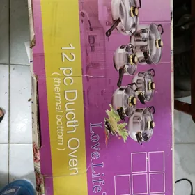 Набор кастрюль и сковороды