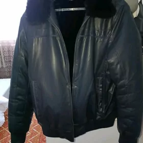 Кожа куртка зимний