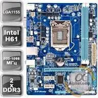 🟣H61 GIGABYTE 2/3-поколение