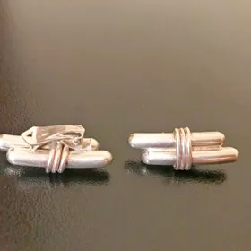 Серебряные серьги-клипсы