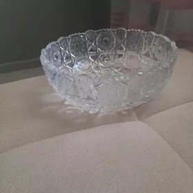 хрустальная фруктовница