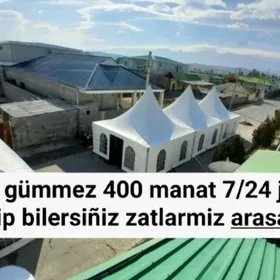 Toÿ palatka hyzmatlary ynamly