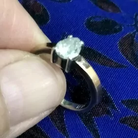 8karat gyzyl yuzik kumus