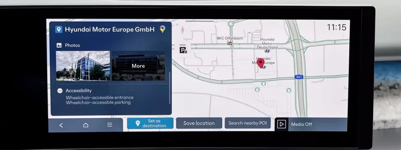 Hyundai awtoulaglaryndaky nawigasiýa kartalarynyň täzelenmesini çaltlaşdyrar