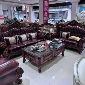 Диван Кресло Кожа Пекин